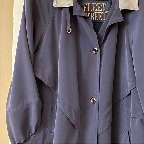 Fleet Street Maxi Trench Coat Plus Size 22W - Picture 3 of 9